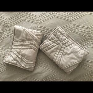 West Elm Organic Queen Duvet Cover and Shams